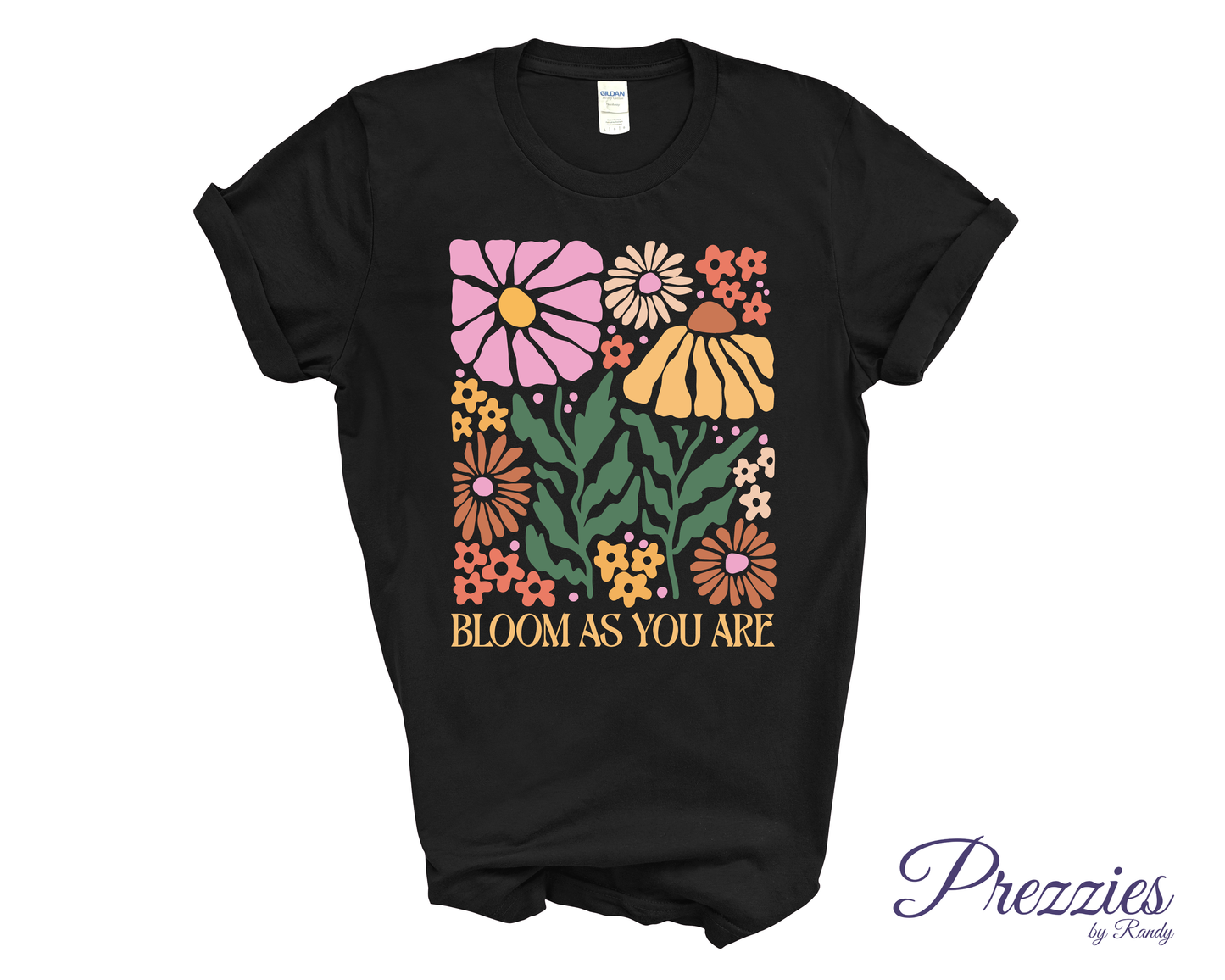 Bloom As You Are Boho Floral Tee