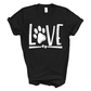 Dog Love Paw Print Tee