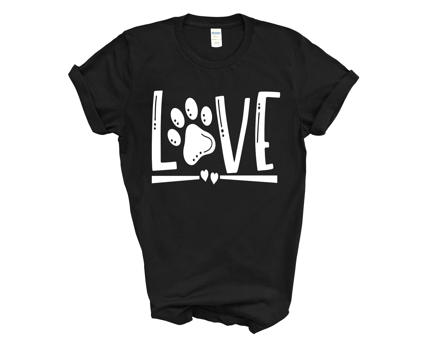 Dog Love Paw Print Tee