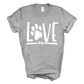 Dog Love Paw Print Tee