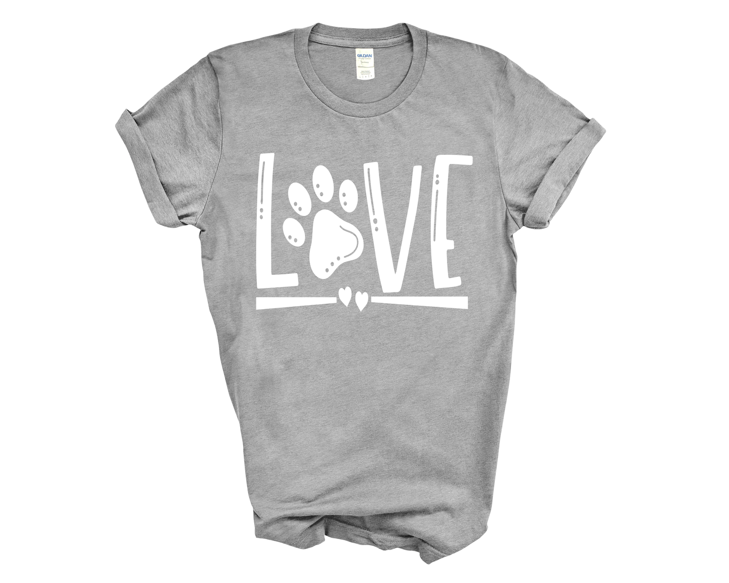 Dog Love Paw Print Tee