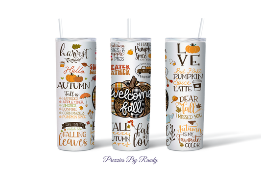 Welcome Fall Tumbler