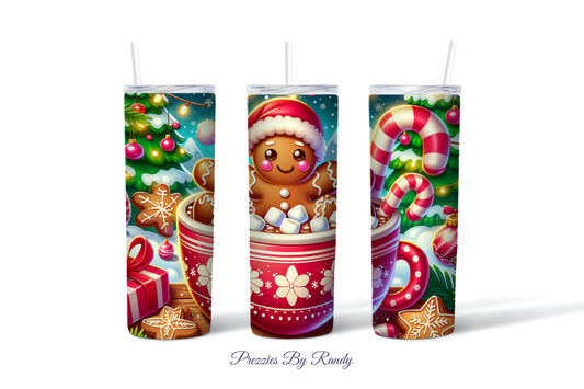 A Gingerbread Christmas Tumbler