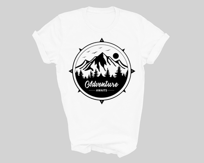 Adventure Awaits Short Sleeve Tee