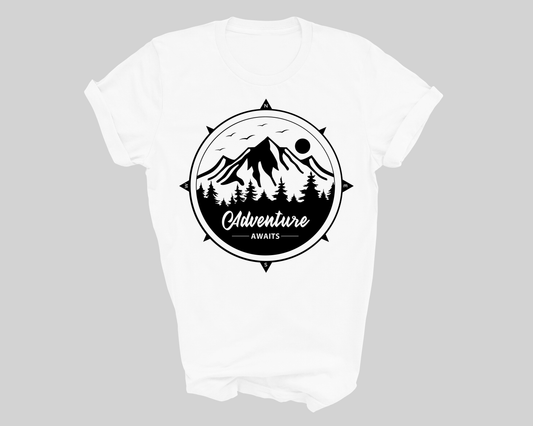 Adventure Awaits Short Sleeve Tee