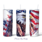 All American Bald Eagle Tumbler