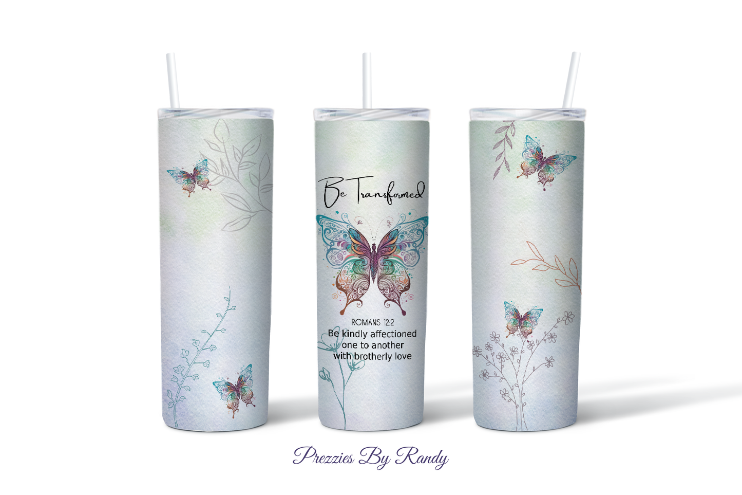 Be Transformed Butterfly Tumbler