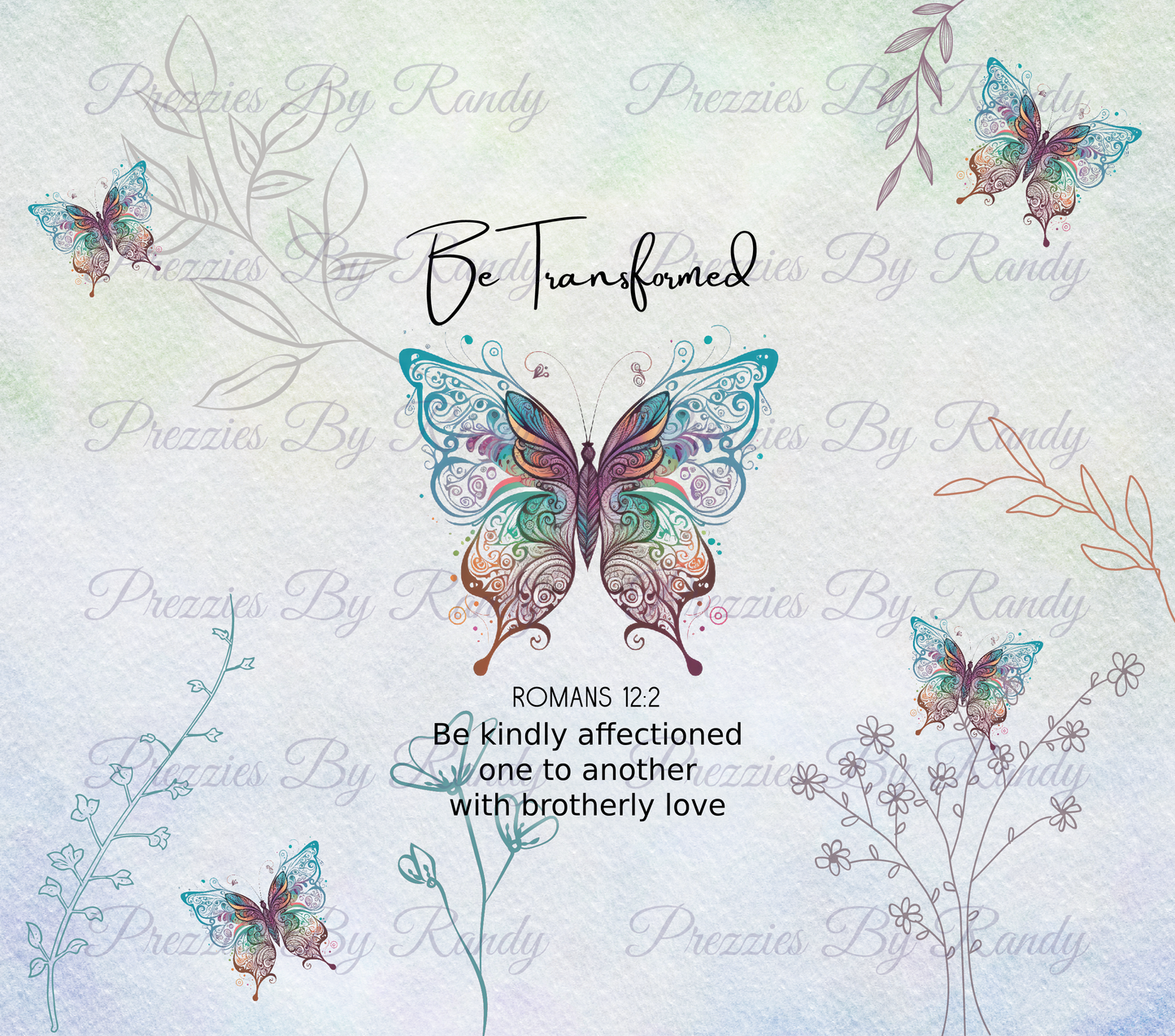 Be Transformed Butterfly Tumbler