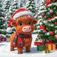 Christmas Baby Highland Cow Tumbler