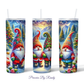 Christmas Gnome Quartet Tumbler