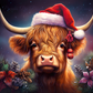 Christmas Highland Cow Tumbler