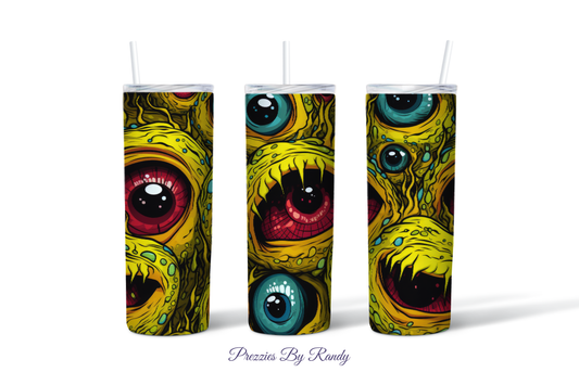 Crazy Monster Eyes Tumbler