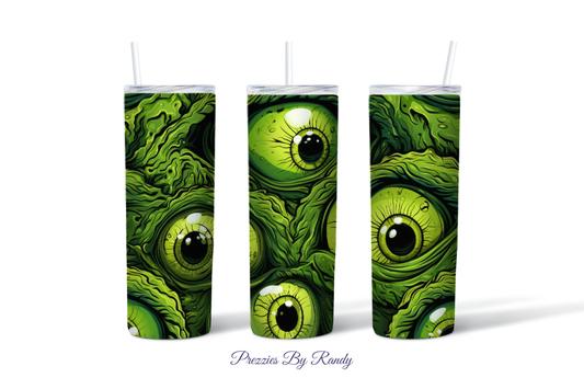 Creepy Monster Eyes Tumbler