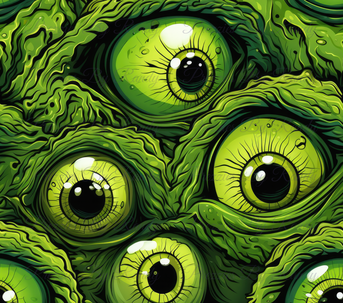 Creepy Monster Eyes Tumbler