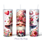 Floral Gnome Valentine Tumbler