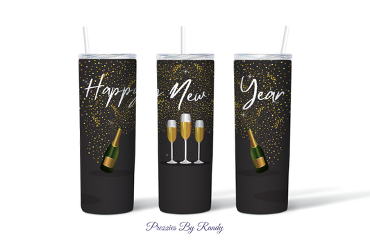 Happy New Year Champagne Tumbler