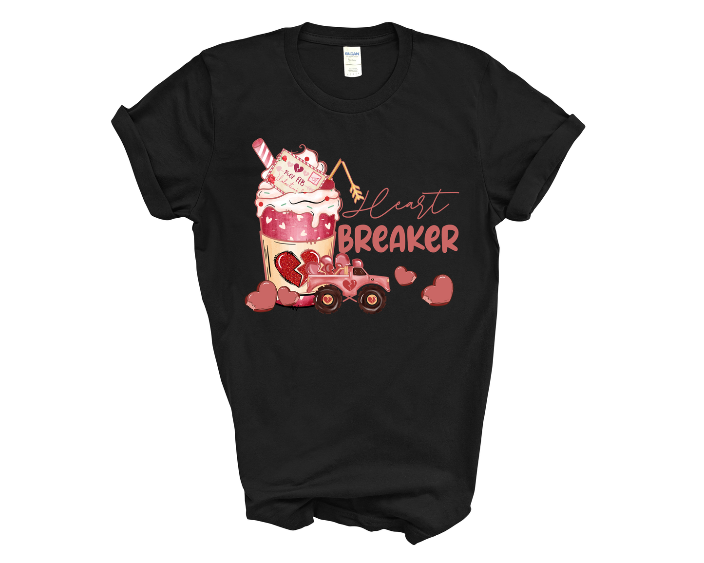 Heart Breaker Valentines Short Sleeve Tee