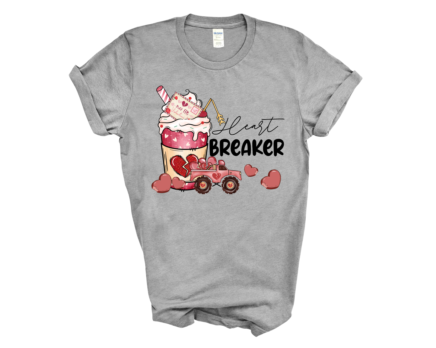 Heart Breaker Valentines Short Sleeve Tee