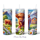 Highland Cow And Chicken Farm Tumbler