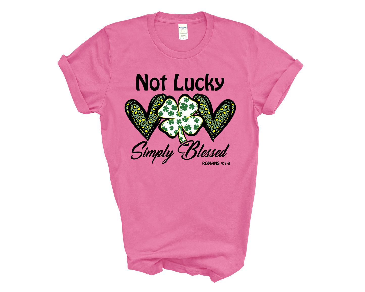 Not Lucky Simply Blessed Tee