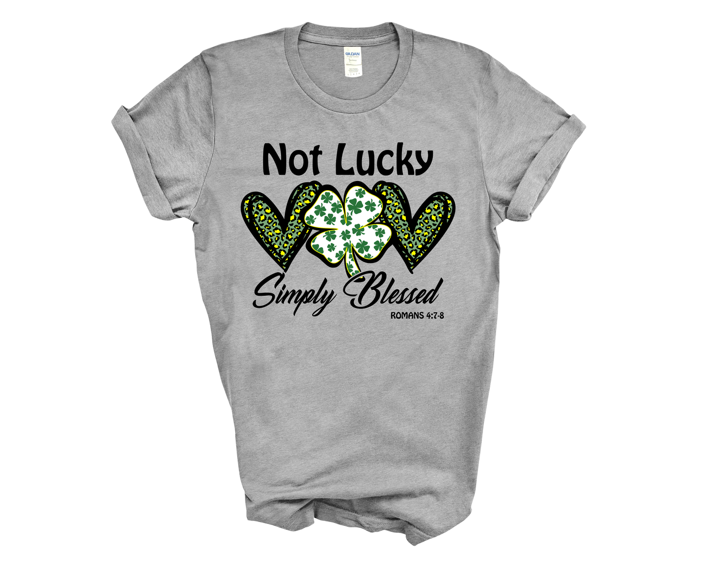 Not Lucky Simply Blessed Tee