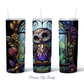 Stained Glass Owl Tumbler