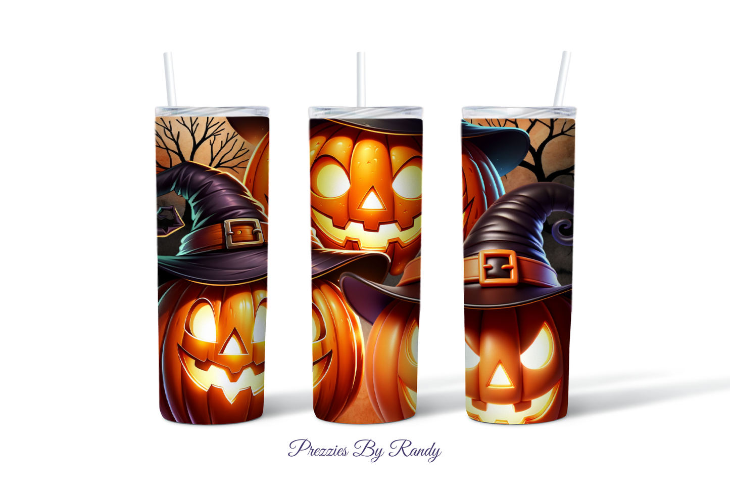 Pumpkin Witches Halloween Tumbler