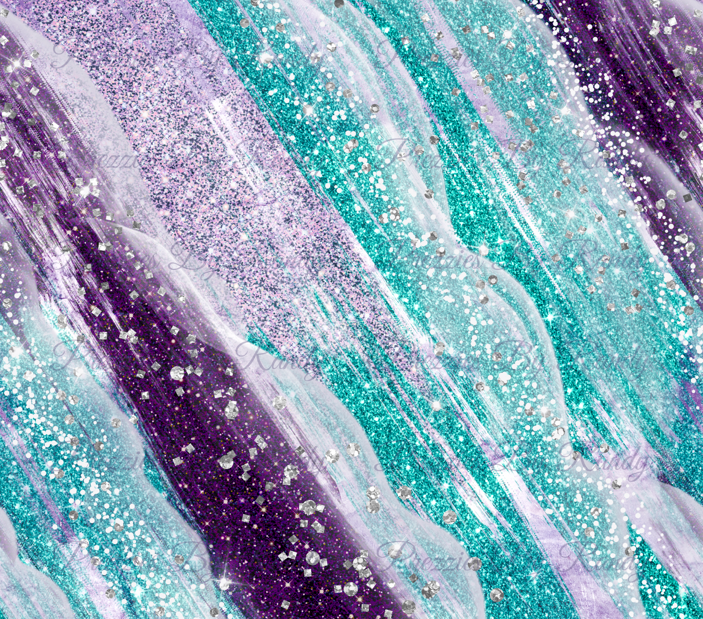 Purple Teal Milky Way Tumbler