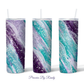 Purple Teal Milky Way Tumbler