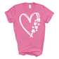 Shamrock Doodle Heart Tee