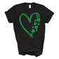 Shamrock Doodle Heart Tee