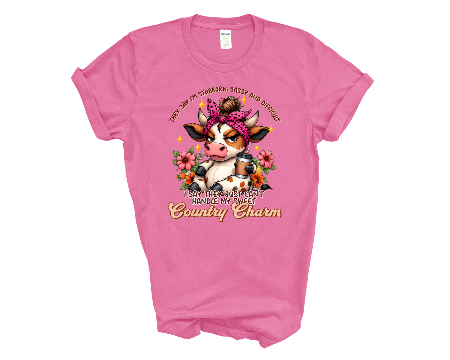 Sweet Country Charm Cow Tee