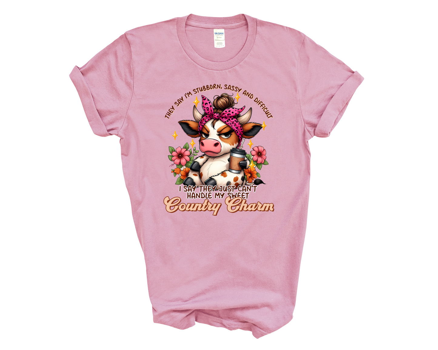 Sweet Country Charm Cow Tee