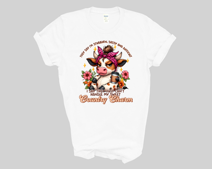 Sweet Country Charm Cow Tee