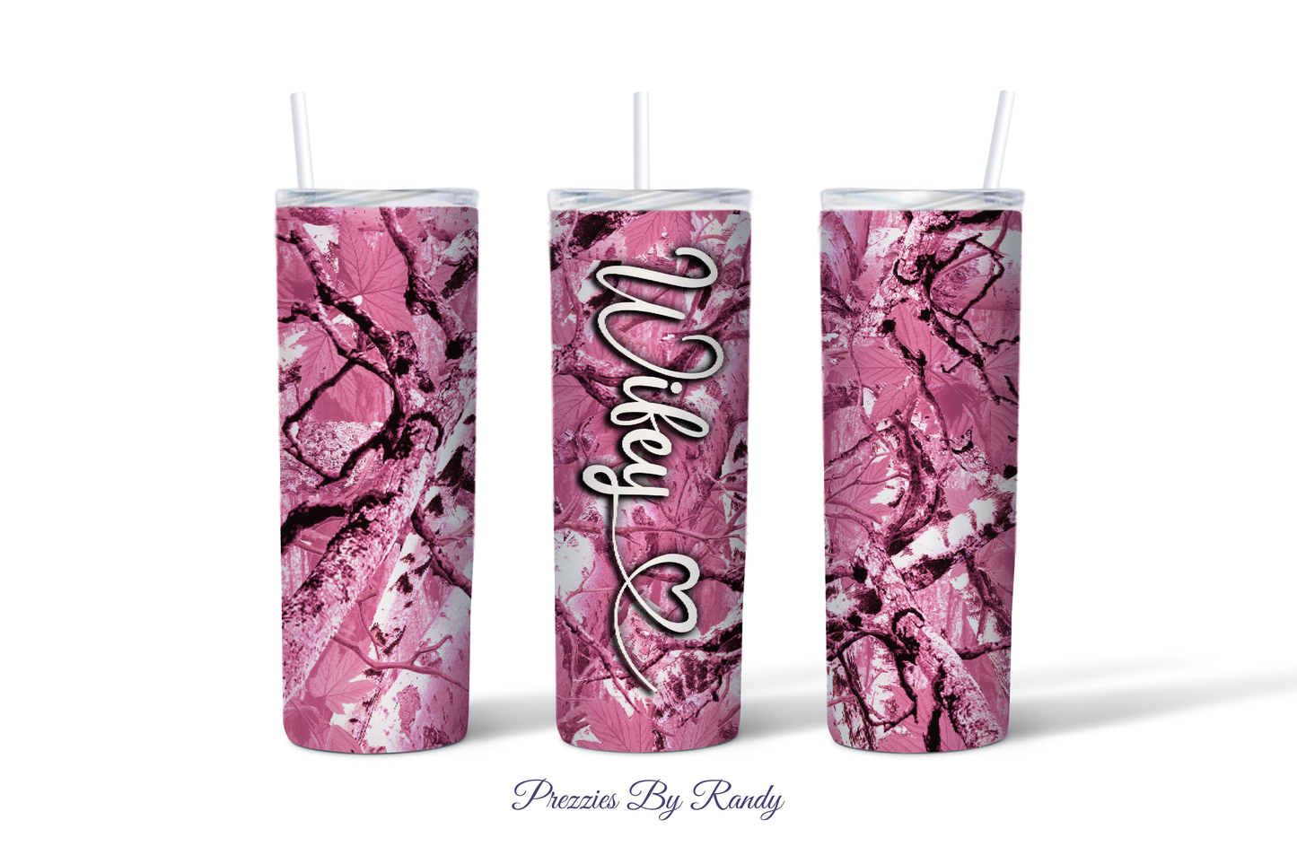 Wifey Pink Camo Tumbler