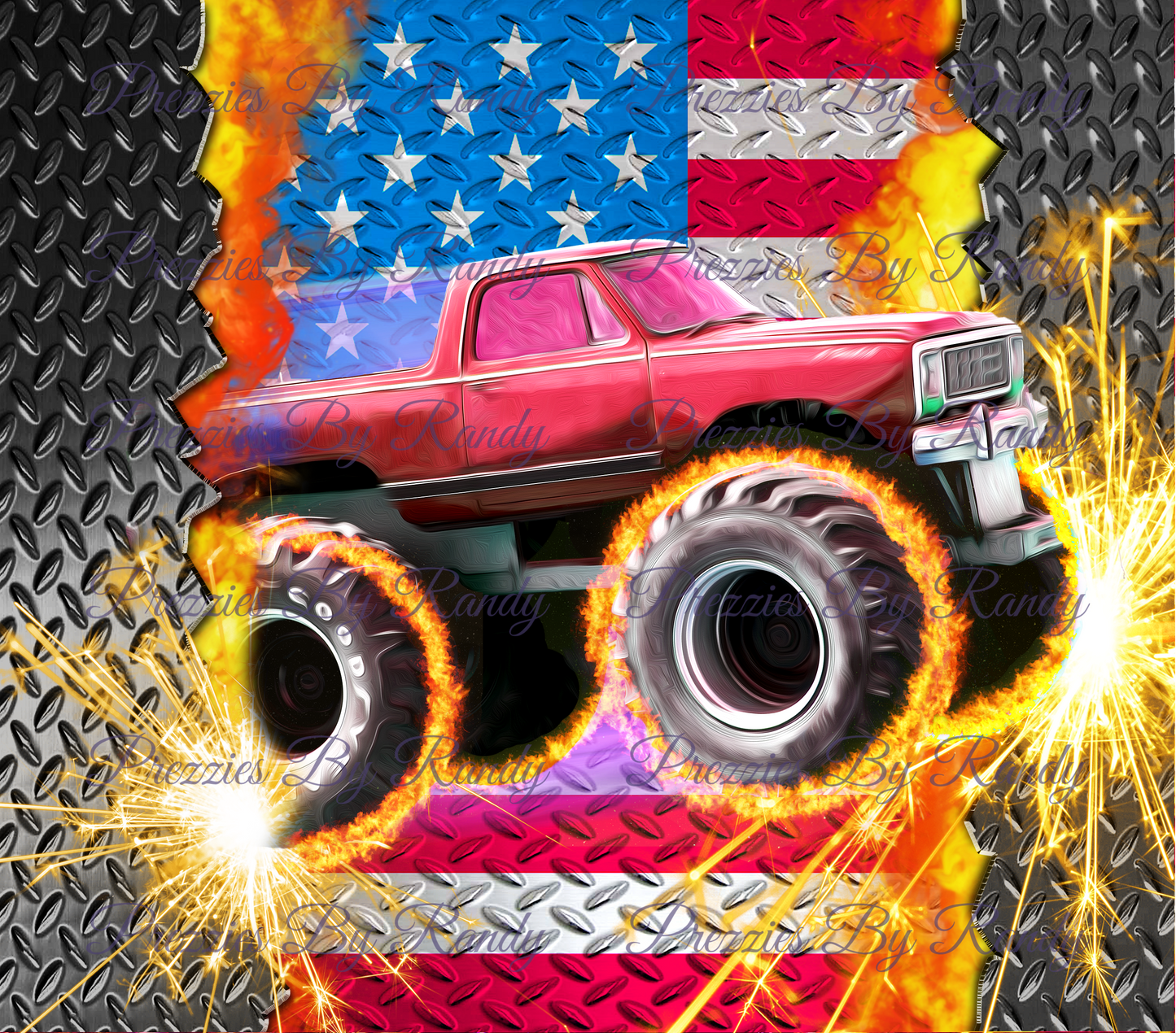 American Monster Truck Tumbler #1