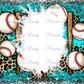 Baseball Leopard Customizable Tumbler