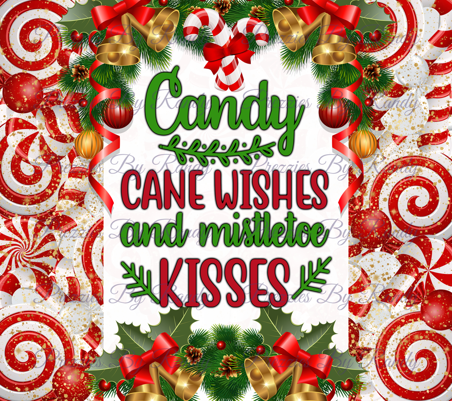 Candy Cane Wishes Tumbler