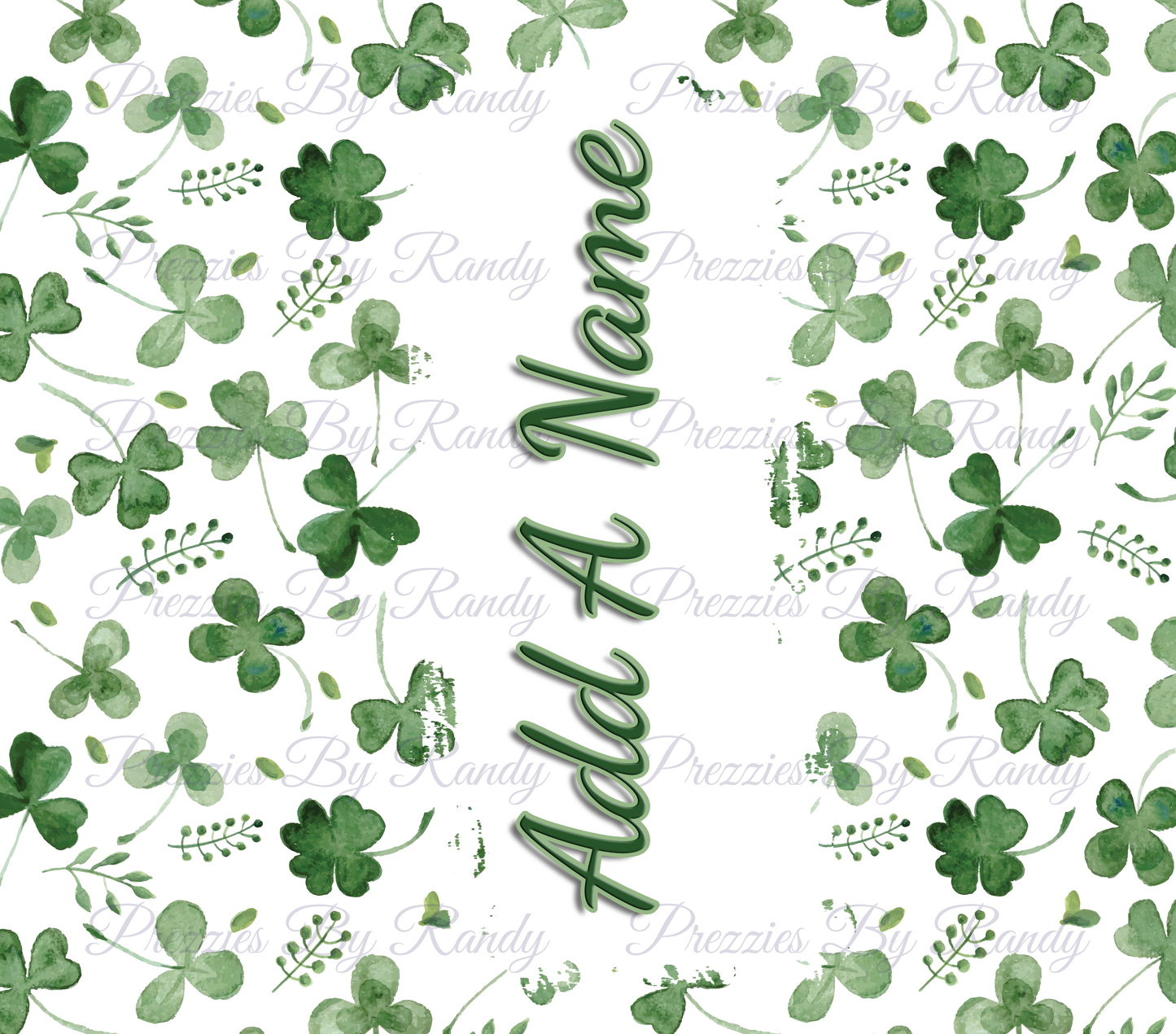 Clovers Add A Name Tumbler