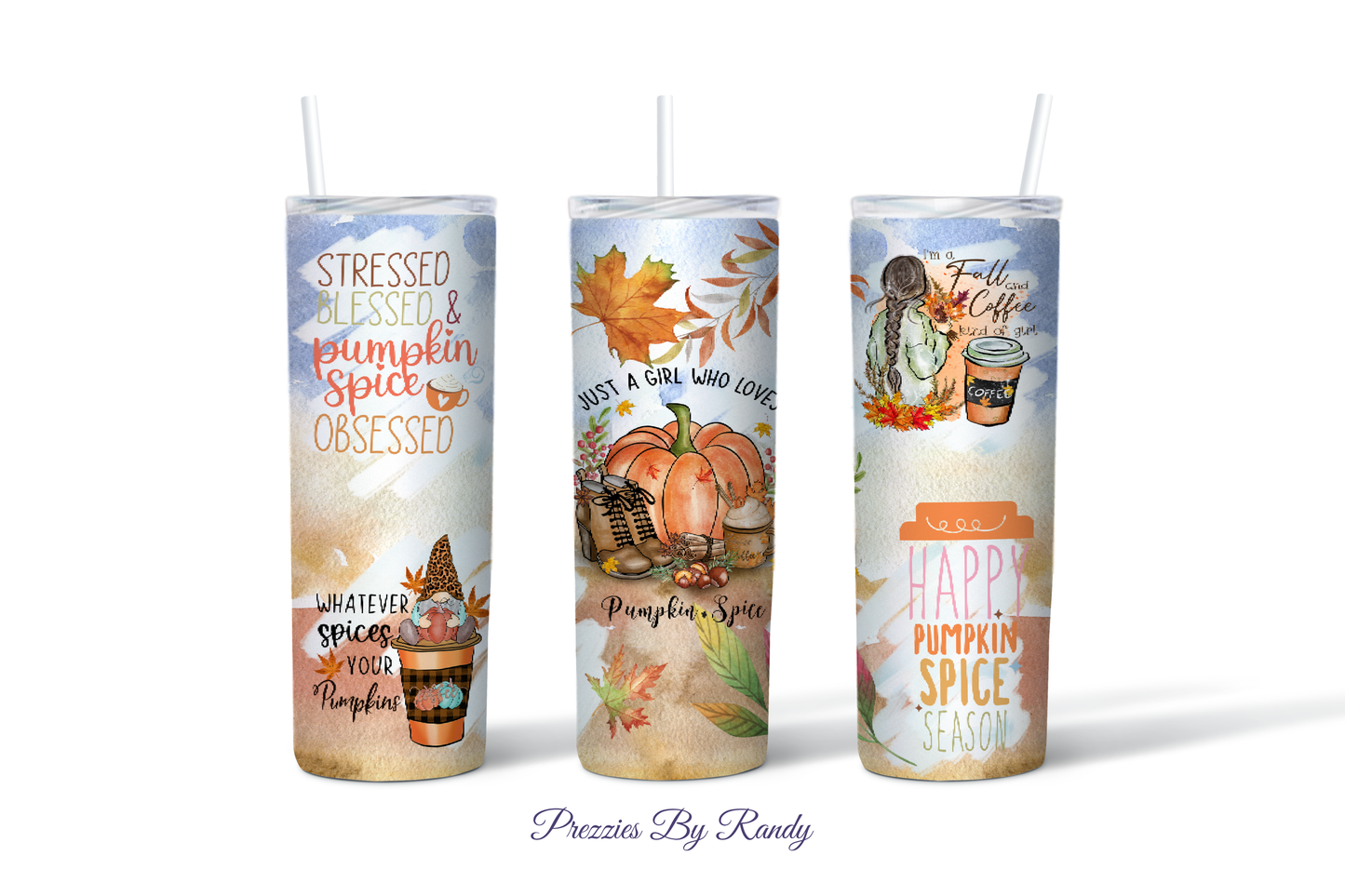 Fall Pumpkin Spice Tumbler