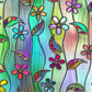 Glass Flowers Tumbler