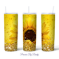Glitter Sunflower Tumbler