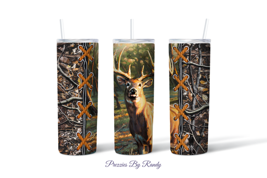 Hunting Camo Deer Tumbler