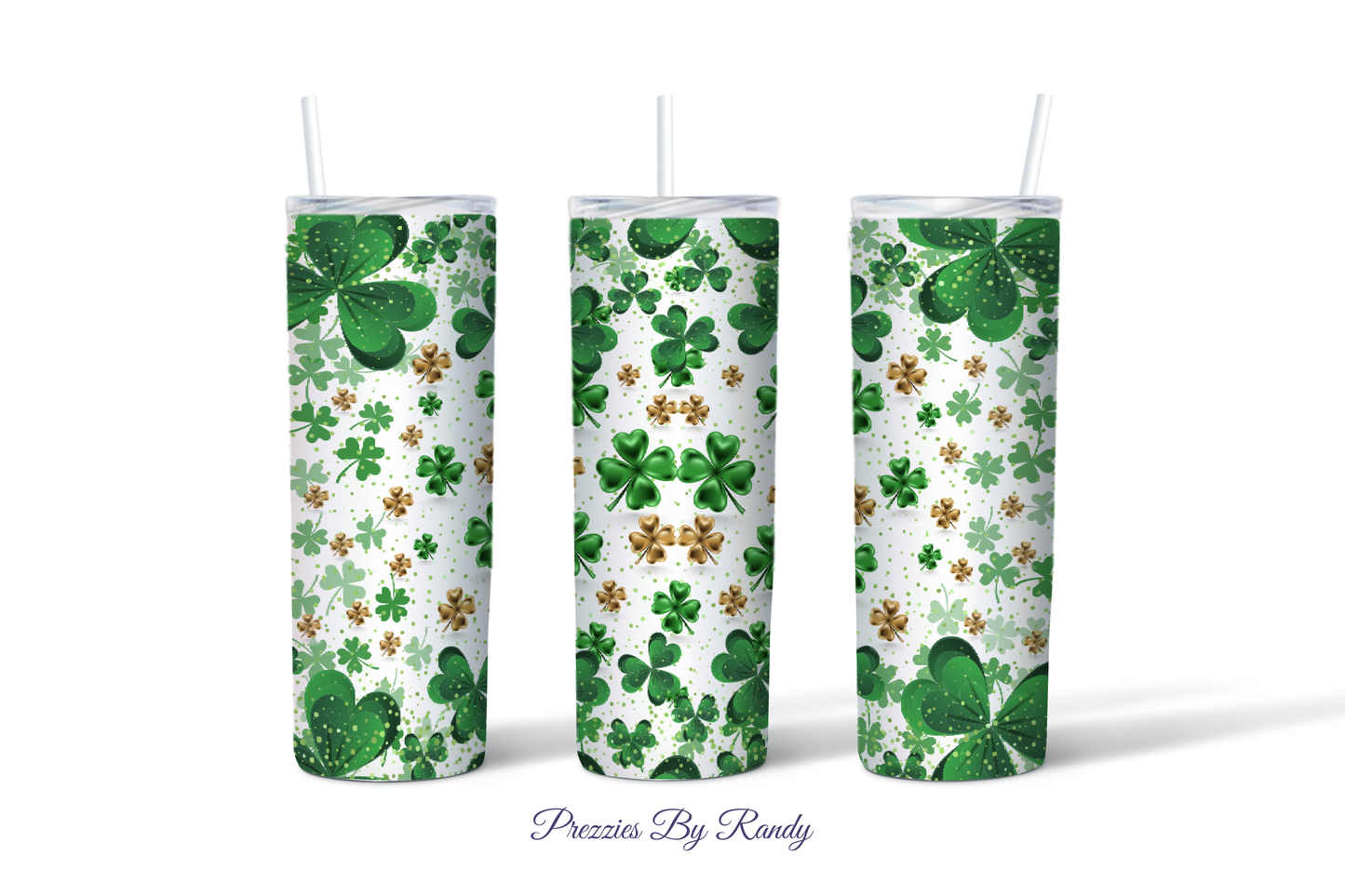 St Patricks Day Clover Tumbler