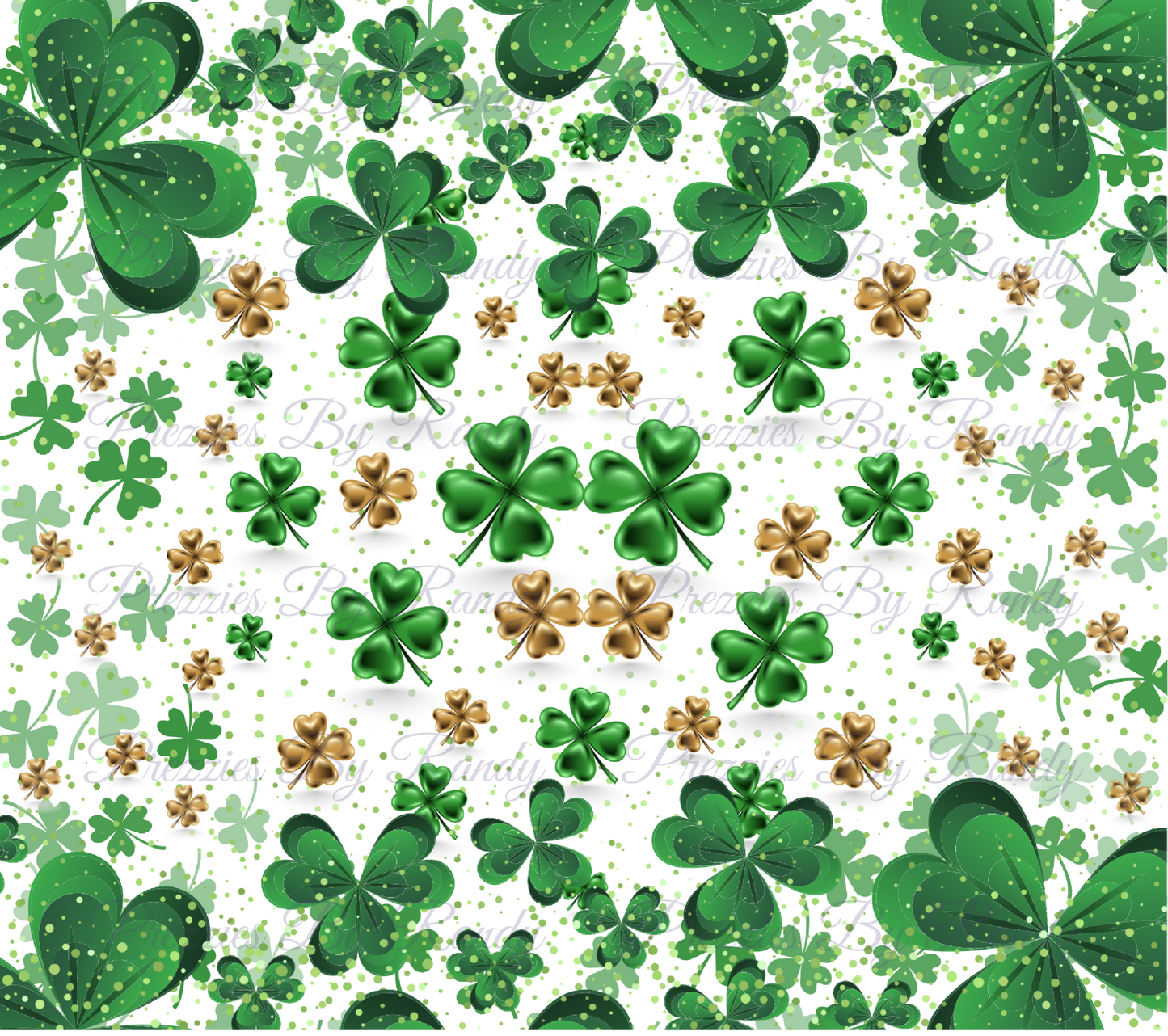 St Patricks Day Clover Tumbler