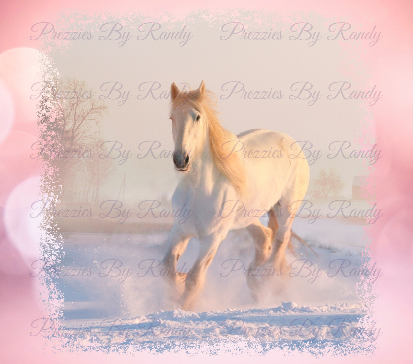 Winter Horse 1 Tumbler