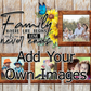 Family Wood Grain Photo Frame Tumbler