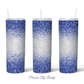 Blue Glitter Tumbler