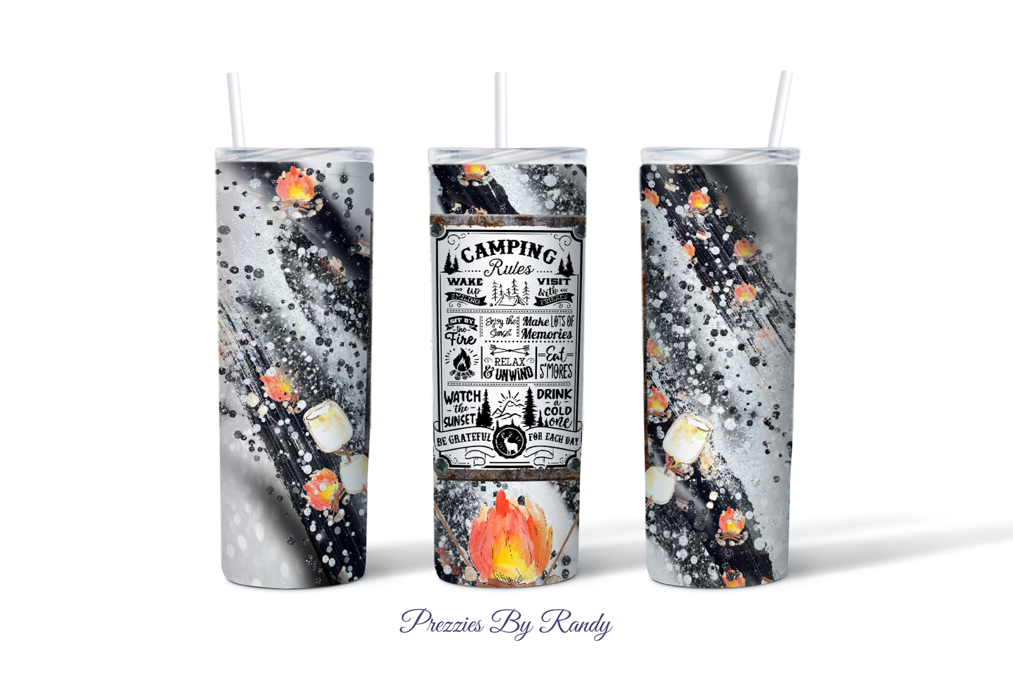 Camping Rules Smores Tumbler