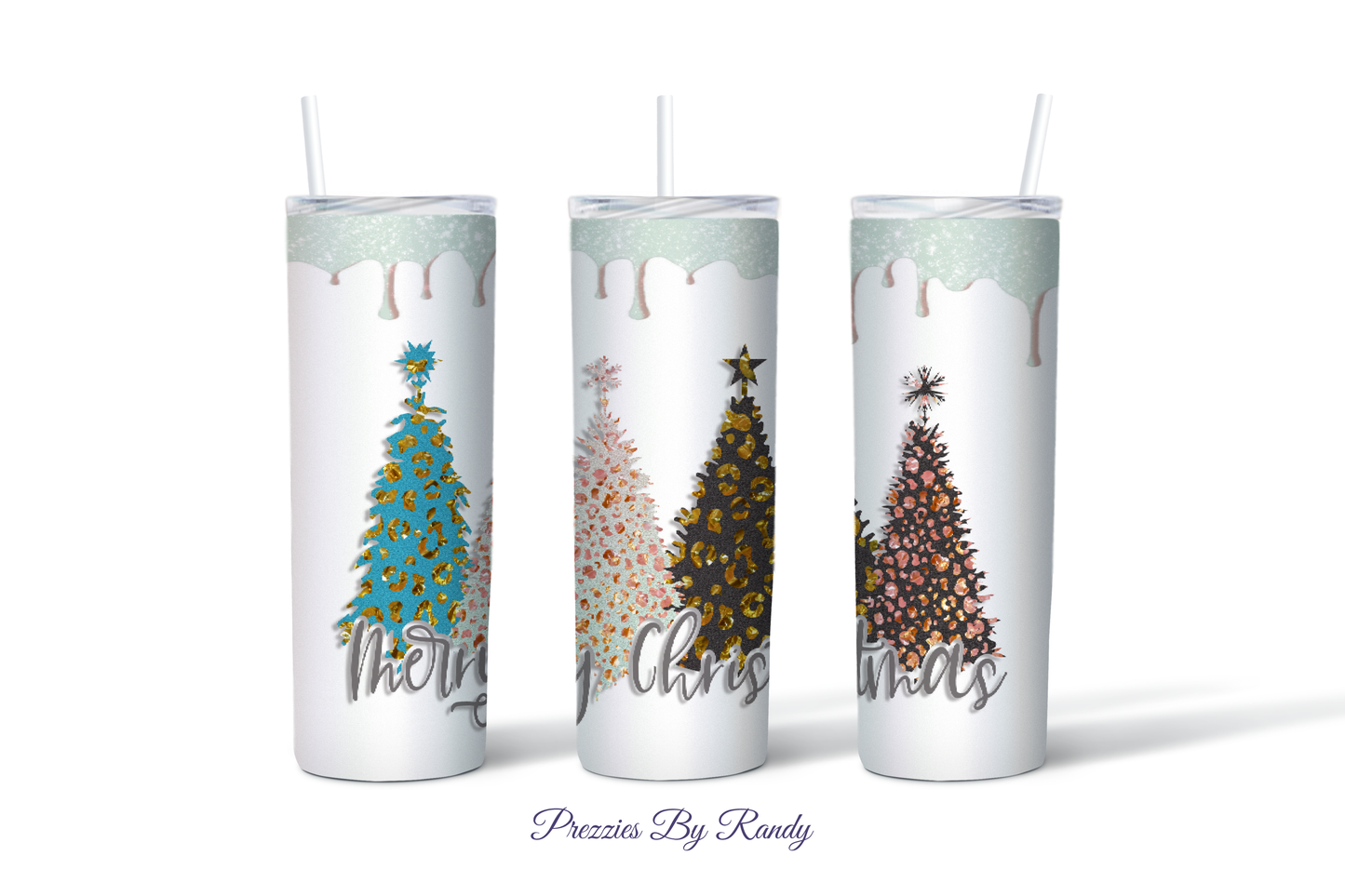 Merry Christmas Trees Tumbler